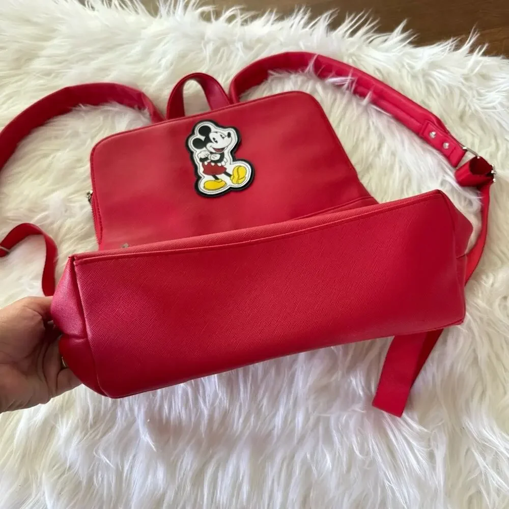 Disney | Classic Mickey Mouse Red Mini Backpack Bag Store Parks Character Accent